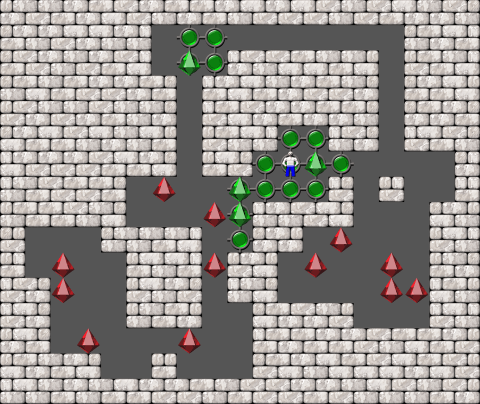 Sokoban Bugs550 collection level 225